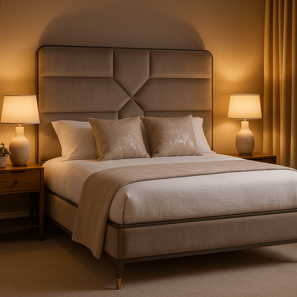 Vida Living Bed Complete DILETTA BED Ebony Finish by Vida Living