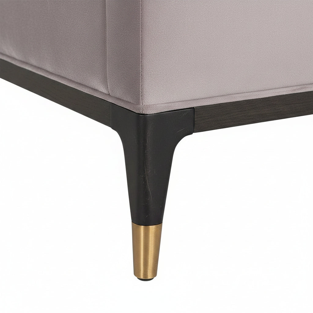 Vida Living Bed Complete DILETTA BED Ebony Finish by Vida Living