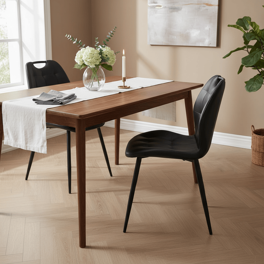 Vida Living Dining Chair Black ALVA DINING CHAIR by VIDA Living