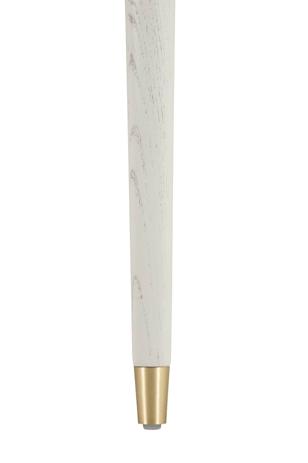 Vida Living Dressing Table DILETTA 2 DRAWER DRESSING TABLE Stone | Ash Wood & Brass by Vida Living