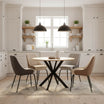 Vida Living Table Natural SADIA 1100 ROUND DINING TABLE by VIDA Living
