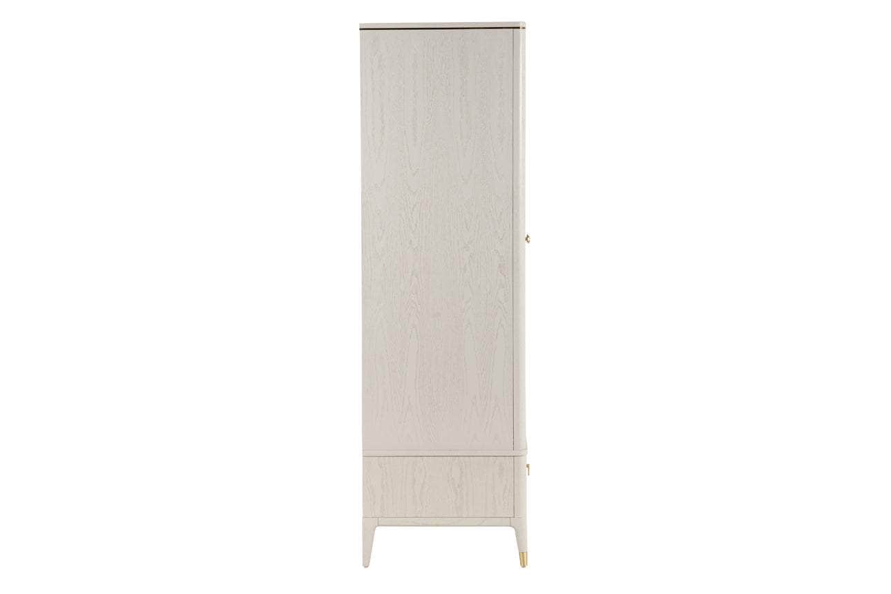 Vida Living Wardrobe DILETTA 2 DOOR WARDROBE Stone | Ash Wood Veneer by Vida Living