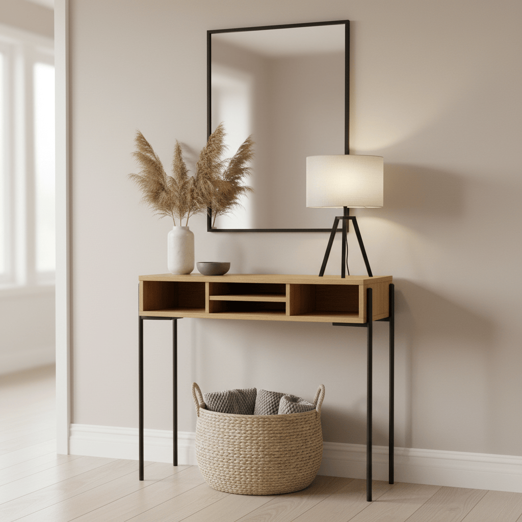 Vida Table Madrid Console Desk 900 by Vida Home