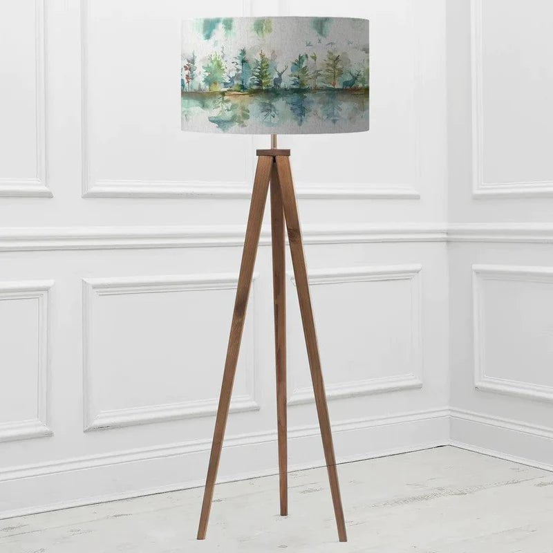 Voyage Maison ARATUS & WILDERNESS EVA COMPLETE FLOOR LAMP NUT WOOD Bundle