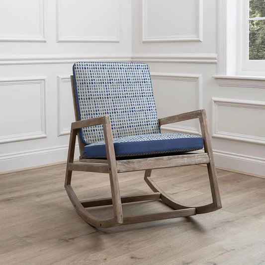 Voyage Maison Interior Design Range Blue Jonas Rocker Chair (several colours to choose from)