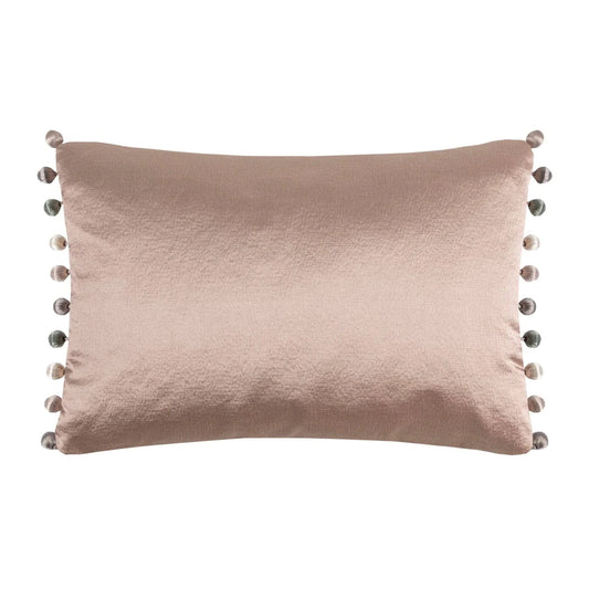 Voyage Maison Interior Design Range Glaze Coral Satin Cushion - 60x40cm