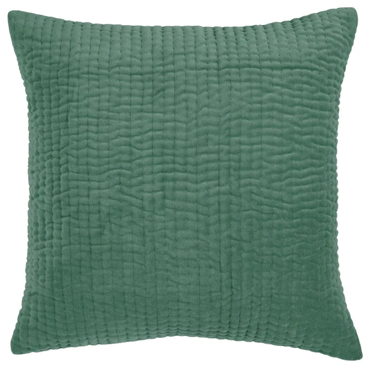Voyage Maison Interior Design Range Haze Embroidered Feather Cushion Seafoam - 50x50cm