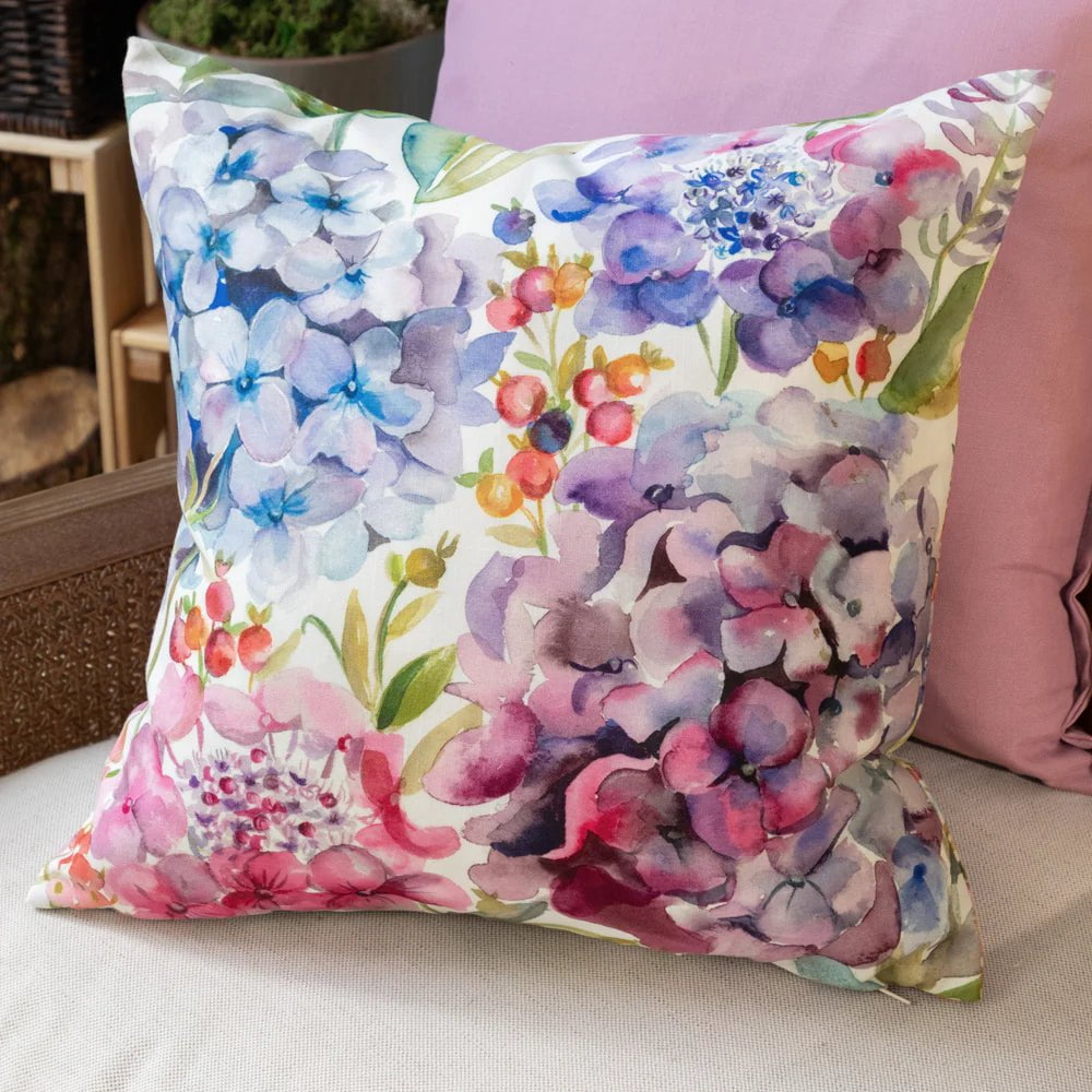 Voyage Maison Hydrangea Outdoor Cushion Purple