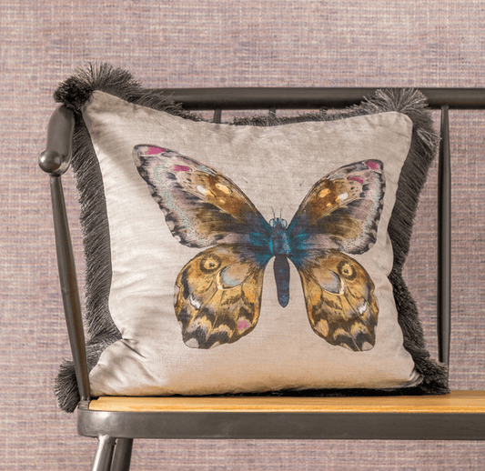 Voyage Maison Interior Design Range Lenore Silver - Cushion - 50x50cm