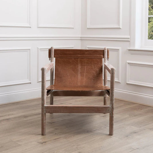 Voyage Maison Interior Design Range Odisha Leather Chair Buffalo Leather