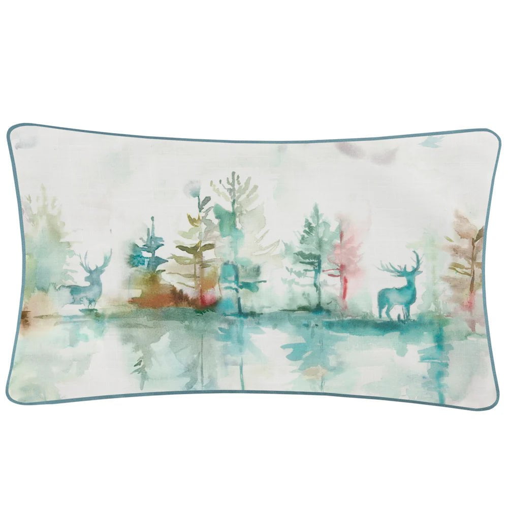 Voyage Maison Interior Design Range WILDERNESS OUTDOOR CUSHION in TEAL