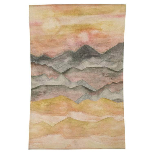 Voyage Maison (Riva Home) Designer Rugs Arizona Printed Wool Rug Yellow by Voyage Maison