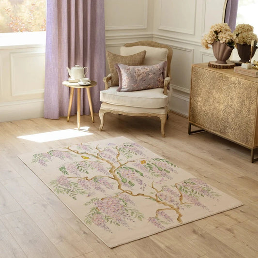 Voyage Maison (Riva Home) Designer Rugs MARIPOSA MEADOWS PRINTED RUG – MAUVE by Voyage Maison