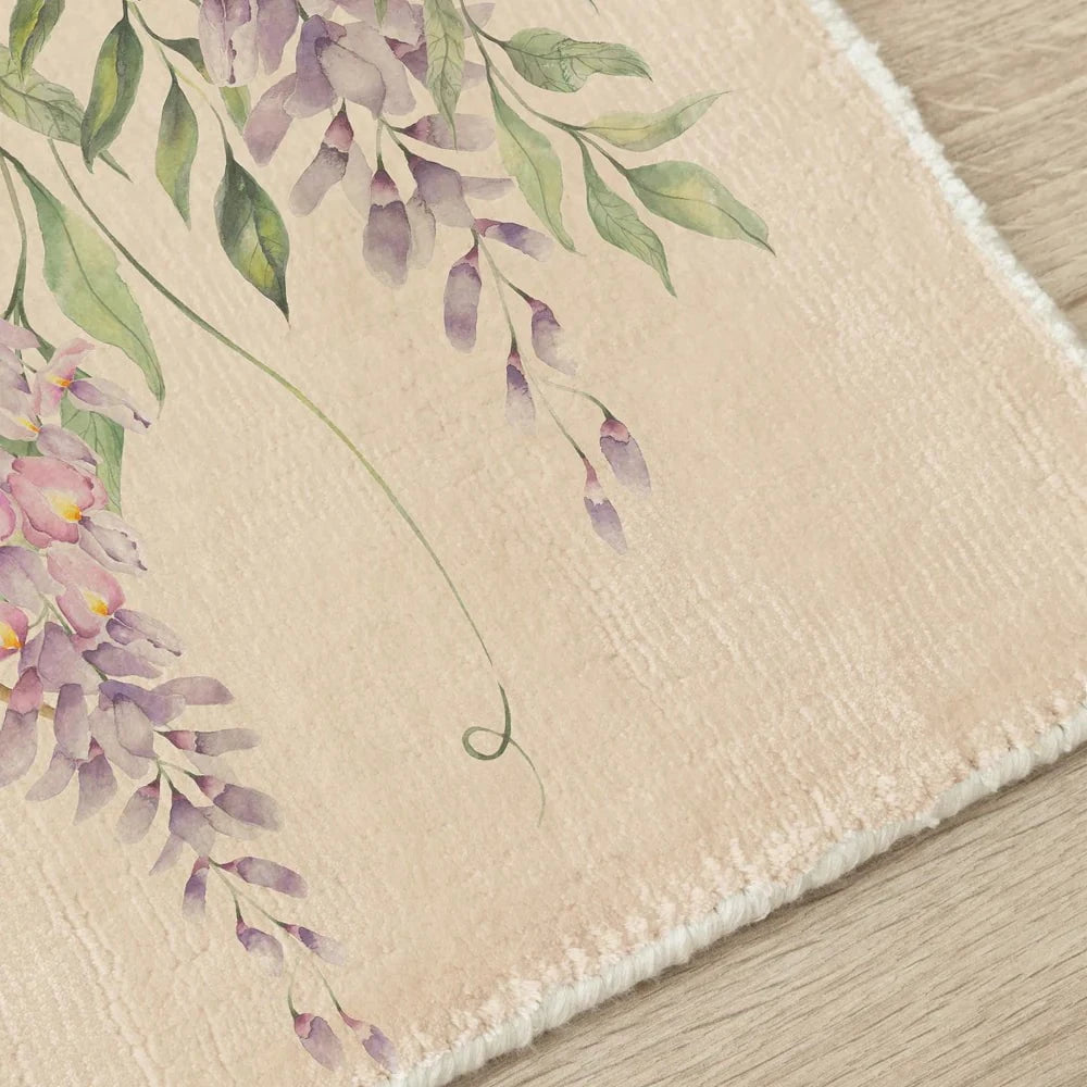 Voyage Maison (Riva Home) Designer Rugs MARIPOSA MEADOWS PRINTED RUG – MAUVE by Voyage Maison