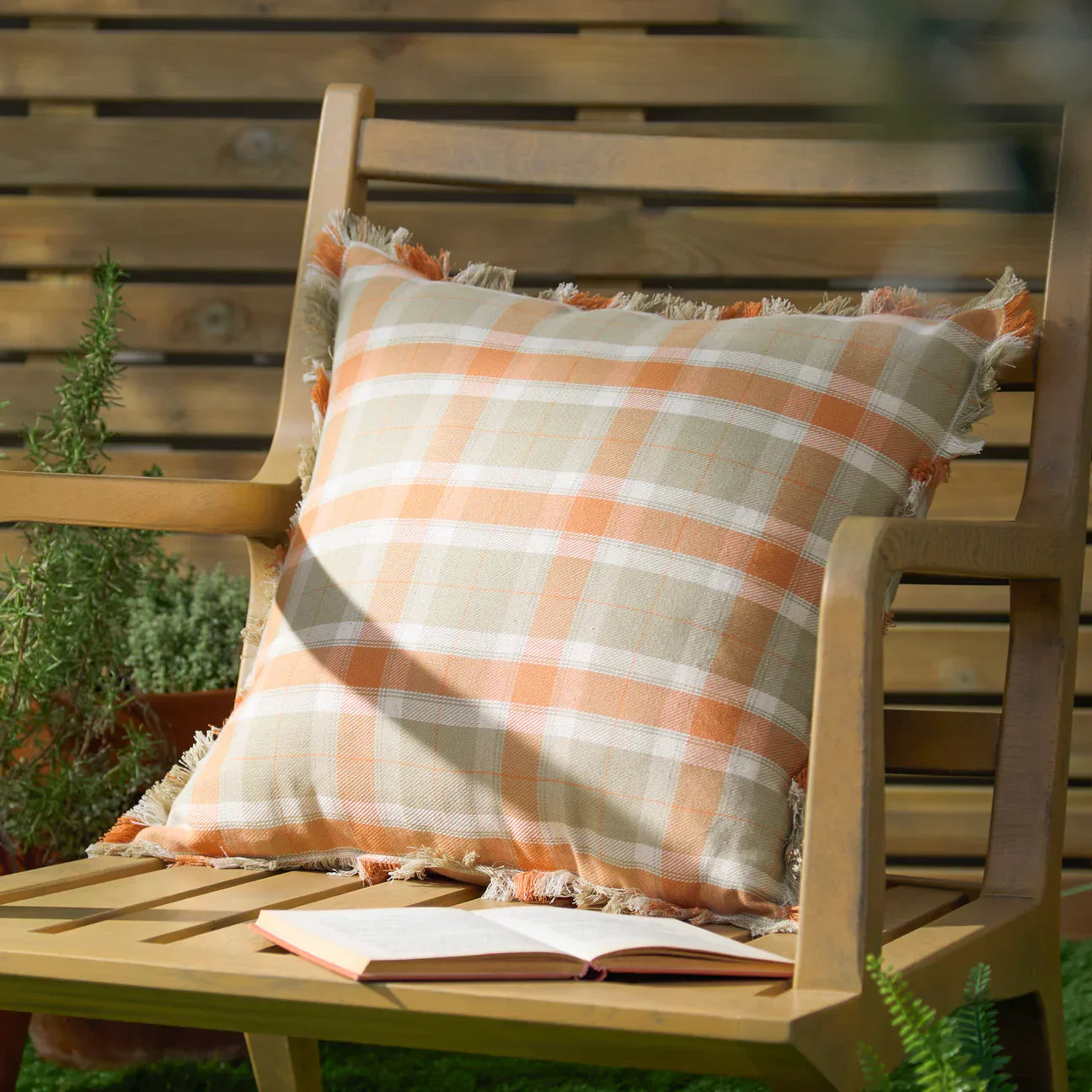 Voyage Maison (Riva Home) Outdoor Designer Cushions ARROCHAR OUTDOOR TARTAN CUSHION by Voyage Maison