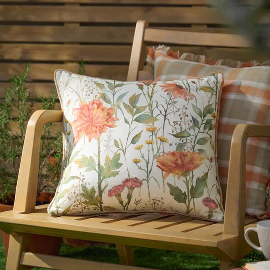 Voyage Maison (Riva Home) Outdoor Designer Cushions DELAMERE REVERSIBLE OUTDOOR CUSHION RUSSET by Voyage Maison