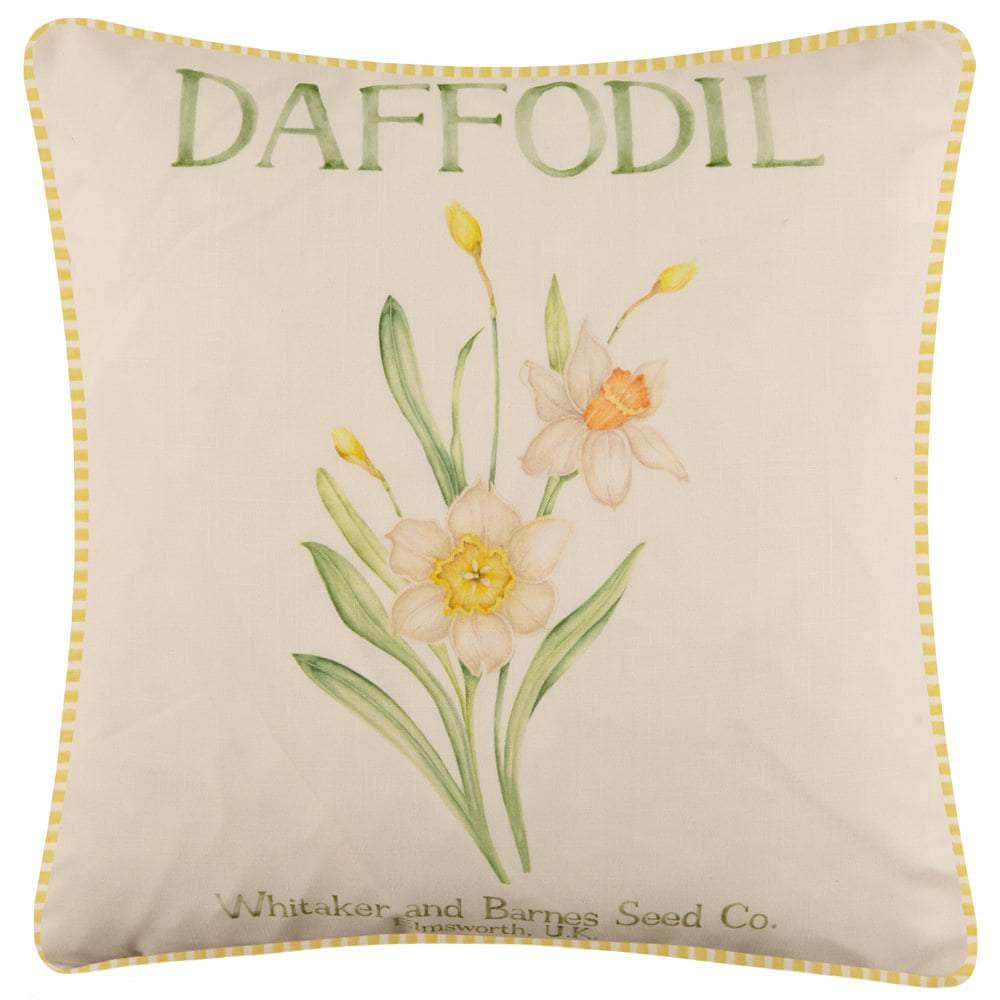 Voyage Maison (Riva Home) Outdoor Designer Cushions Voyage Maison Daffodil Printed Outdoor Cushion Yellow