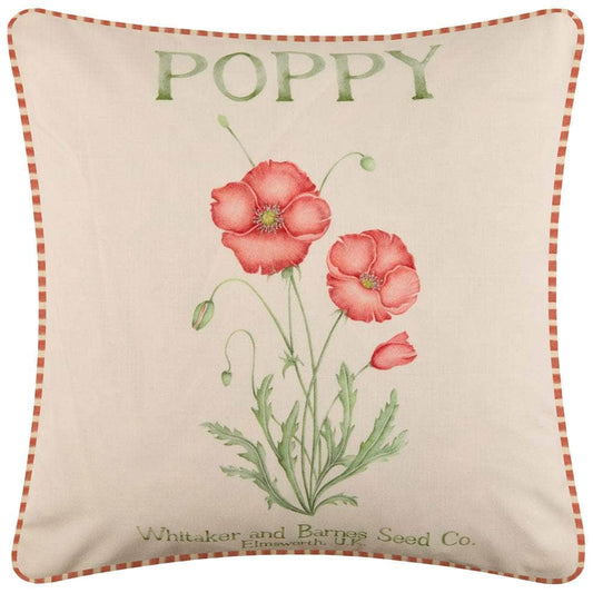 Voyage Maison (Riva Home) Outdoor Designer Cushions Voyage Maison Poppy Printed Outdoor Cushion Red