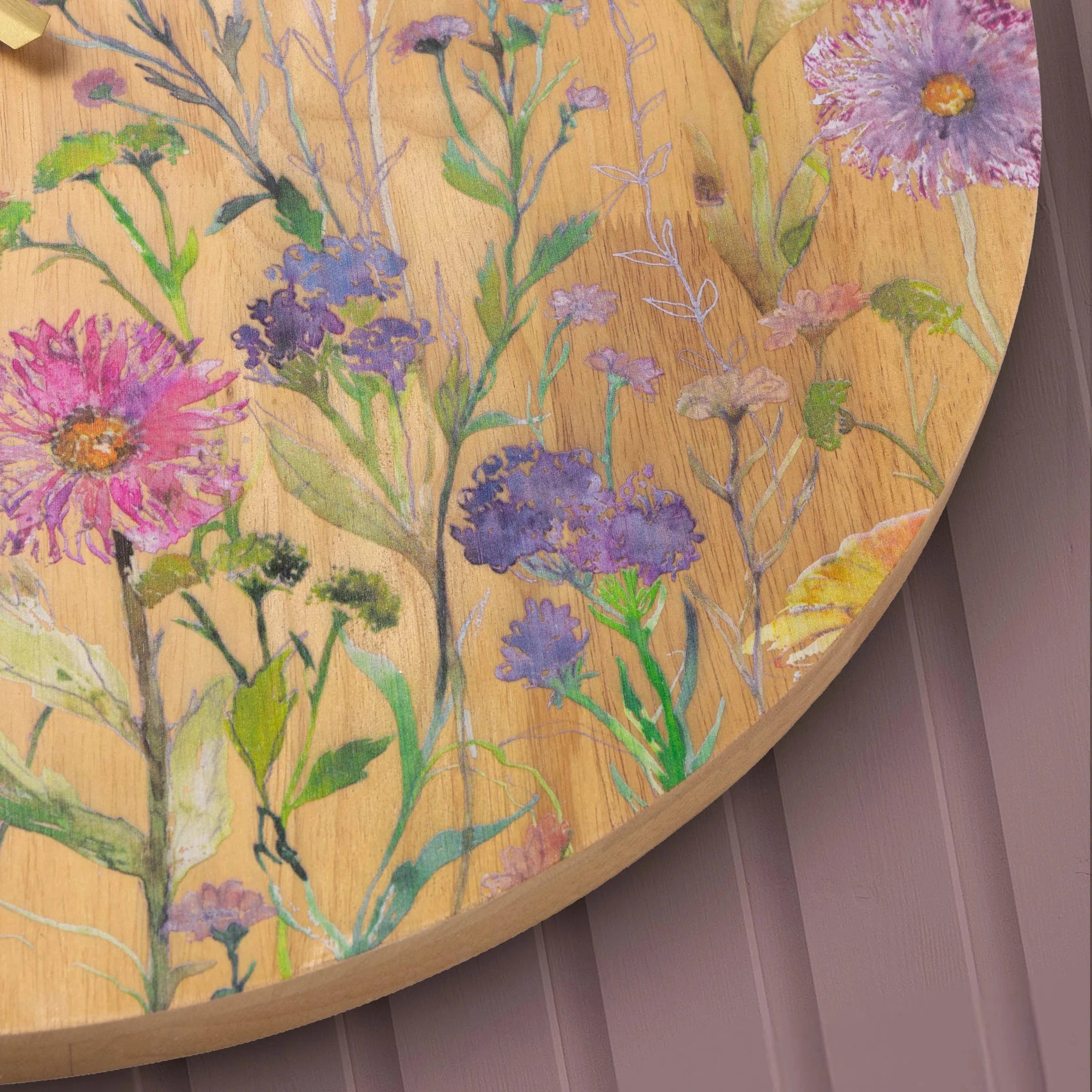 Voyage Maison (Riva Home) Voyage Maison Artwork Voyage Maison Medmerry Printed Wooden Clock Honey Oak