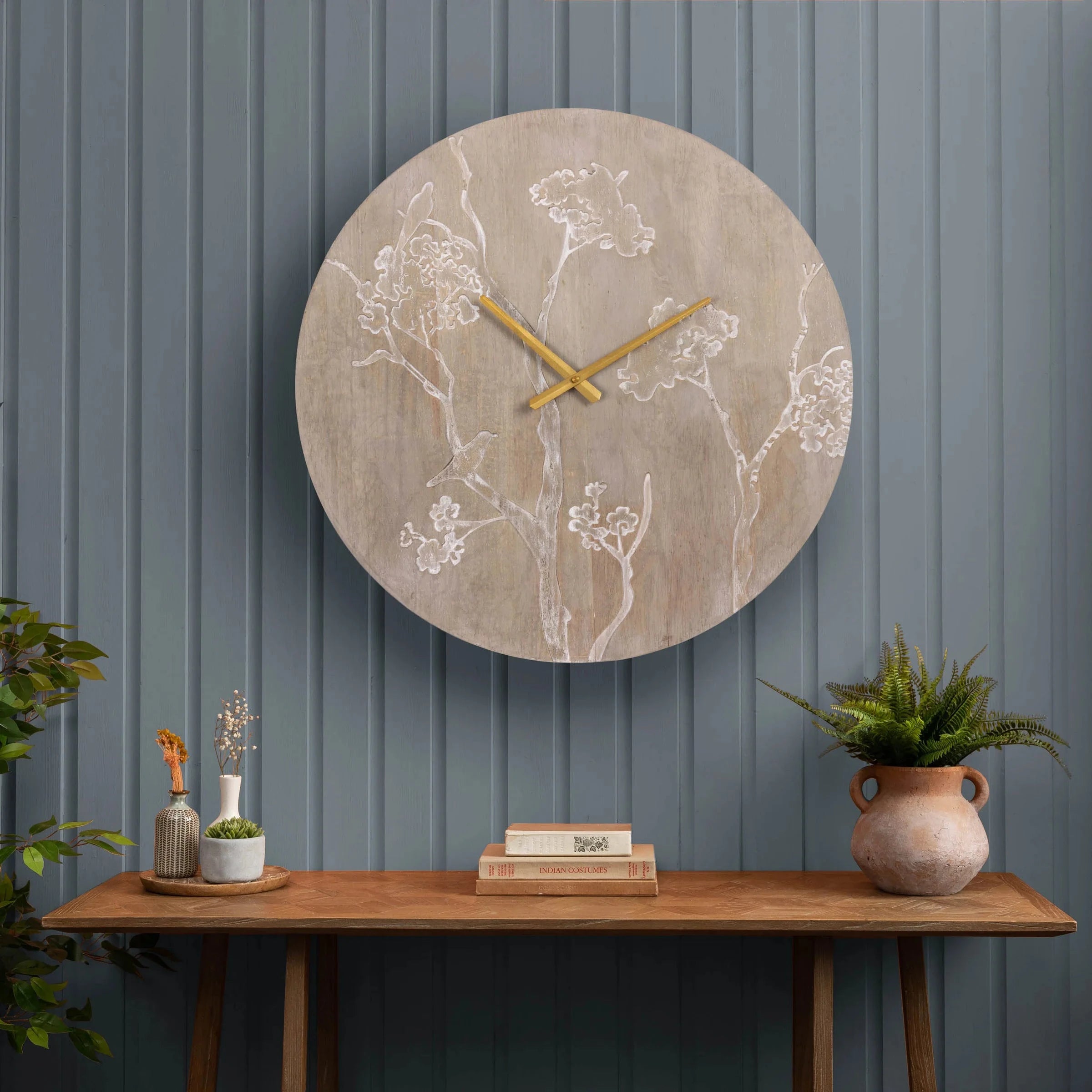 Voyage Maison (Riva Home) Voyage Maison Artwork Voyage Maison Paloma Wooden Clock Weathered Oak