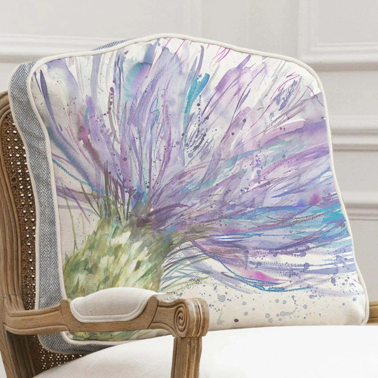 Voyage Maison (Riva Home) Voyage Maison Chair Cover Expressive Thistle Florence Chair Cover FLORENCE CHAIR COVER – MULTI-PATTERNS available by Voyage Maison