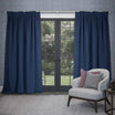 Voyage Maison (Riva Home) Voyage Maison Curtains CUBE VELVET PENCIL PLEAT CURTAINS BLUEBELL by Voyage Maison