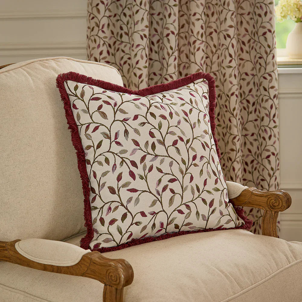 Voyage Maison (Riva Home) Voyage Maison Cushion CERVINO FRINGED JACQUARD CUSHION by Voyage Maison