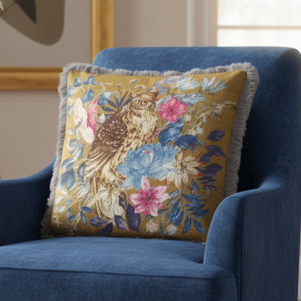 Voyage Maison (Riva Home) Voyage Maison Cushion Halcyon Gold Voyage Maison Cushion by Voyage Maison