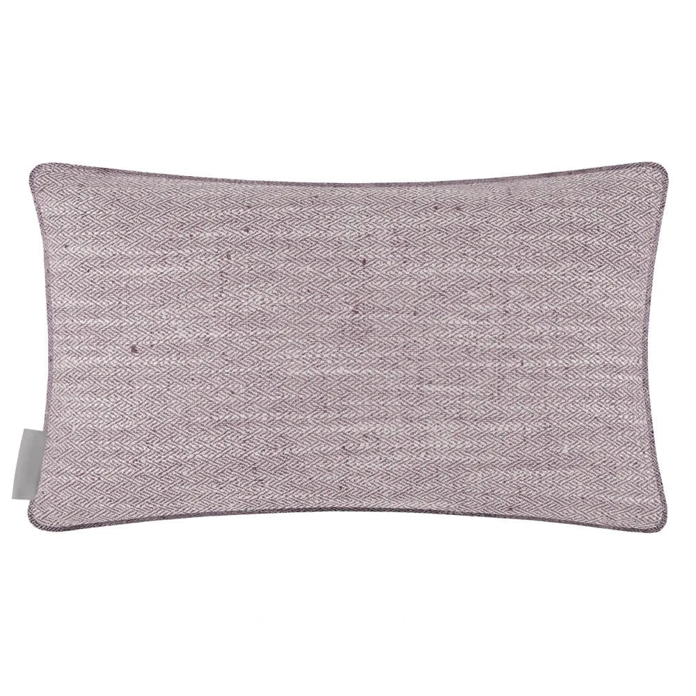 Voyage Maison (Riva Home) Voyage Maison Cushion Jedburgh Textured Woven Rectangular Cushion Heather by Voyage Maison