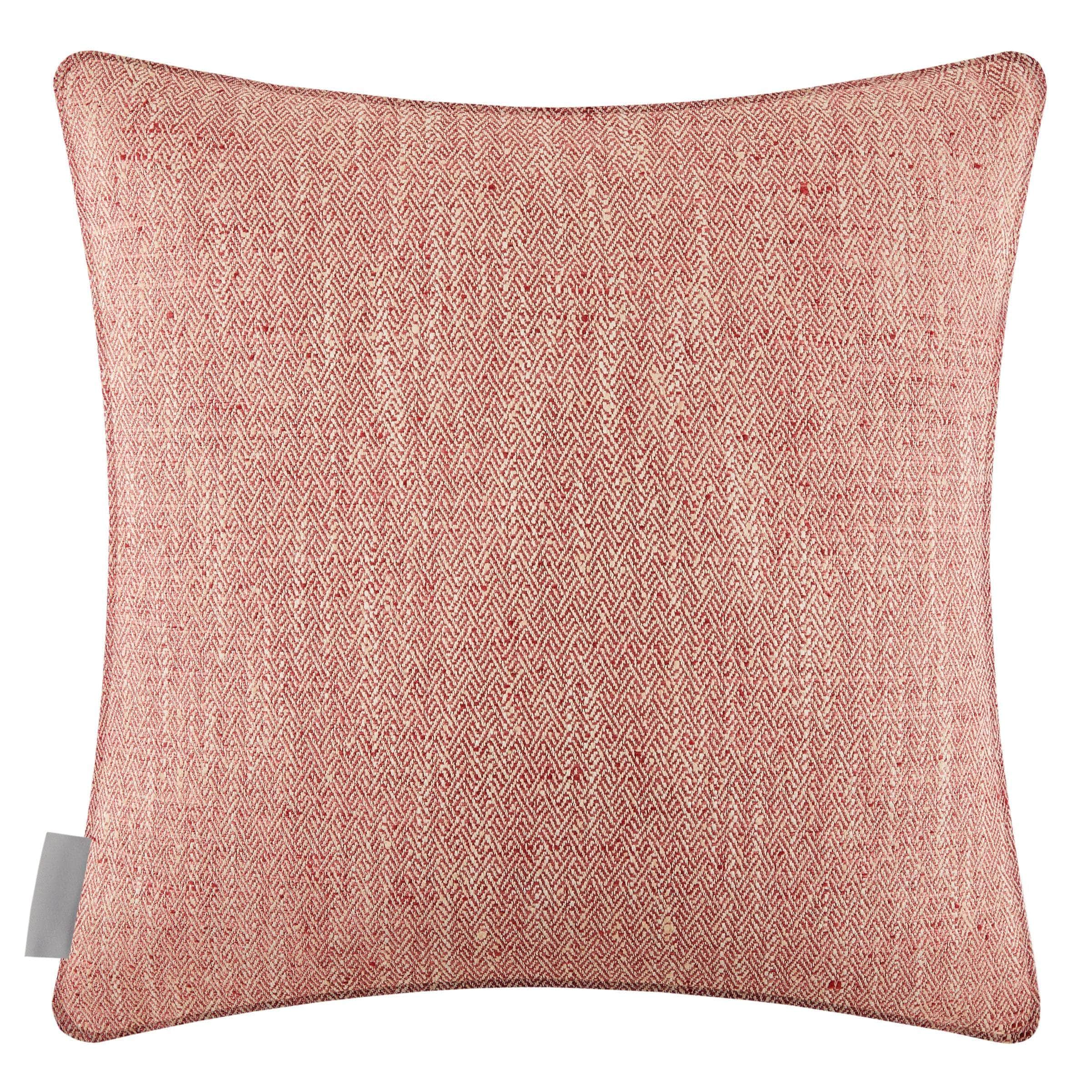 Voyage Maison (Riva Home) Voyage Maison Cushion Jedburgh Textured Woven Square Cushion Garnet by Voyage Maison