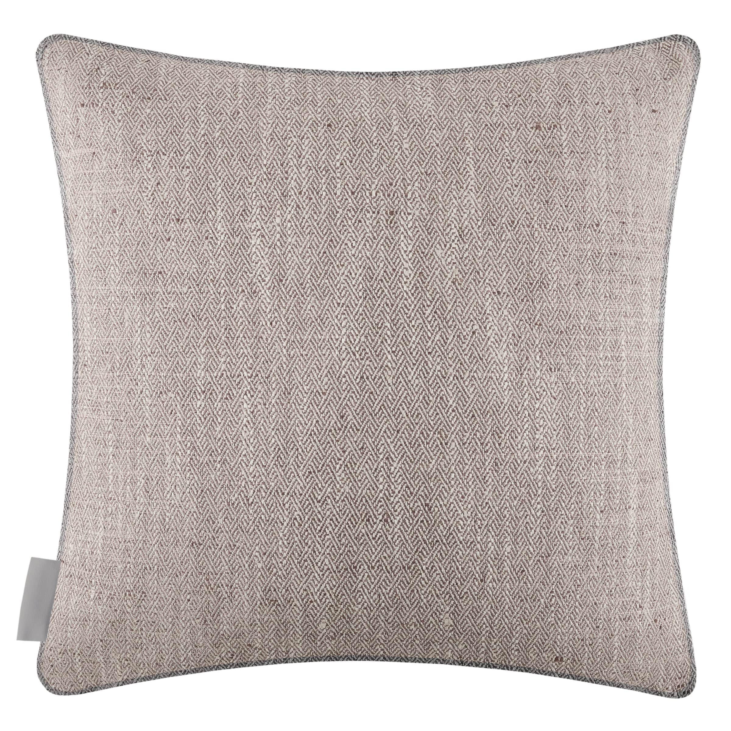 Voyage Maison (Riva Home) Voyage Maison Cushion Jedburgh Textured Woven Square Cushion Nut by Voyage Maison