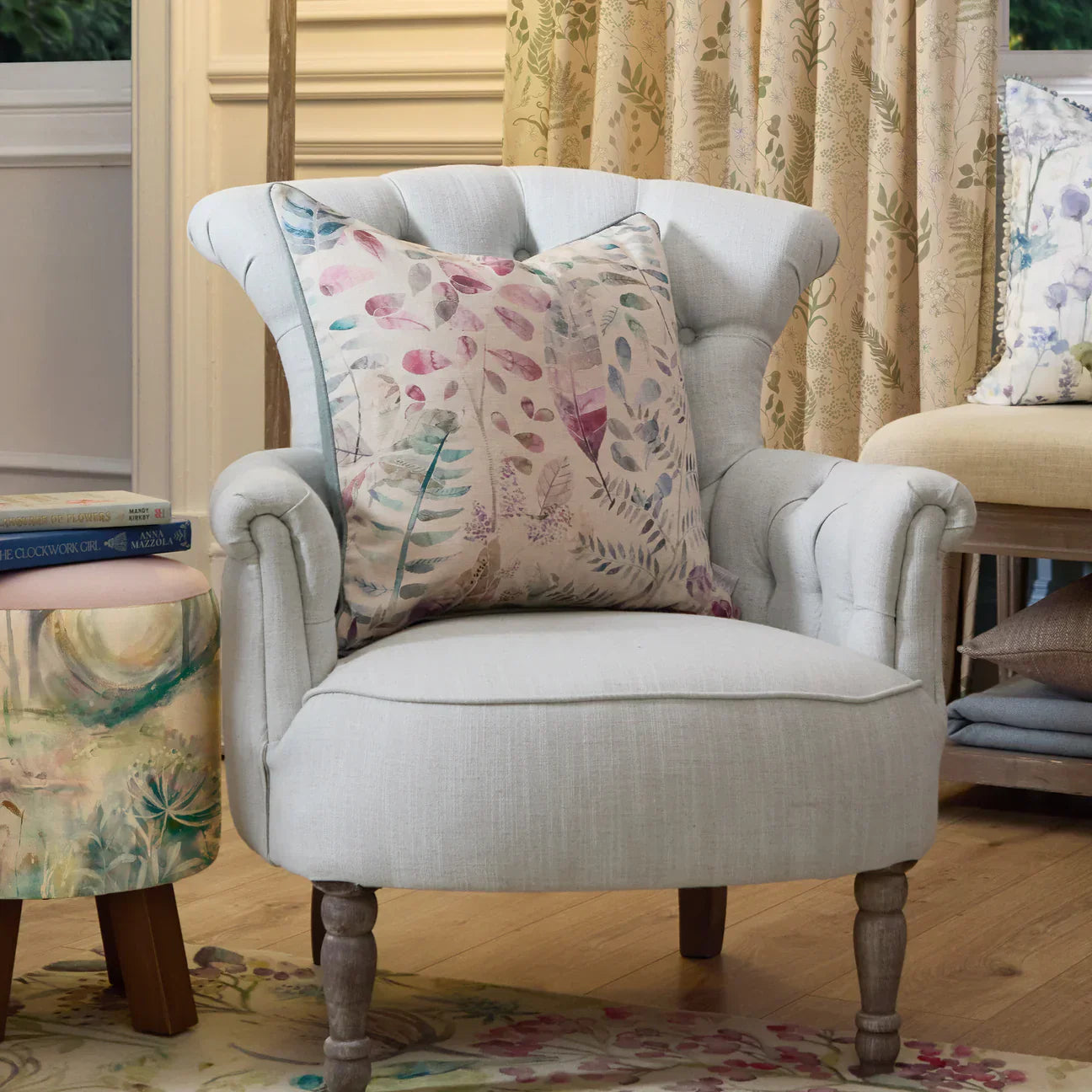 Voyage Maison (Riva Home) Voyage Maison Cushion KENTON PRINTED PIPED CUSHION LOGANBERRY
by Voyage Maison