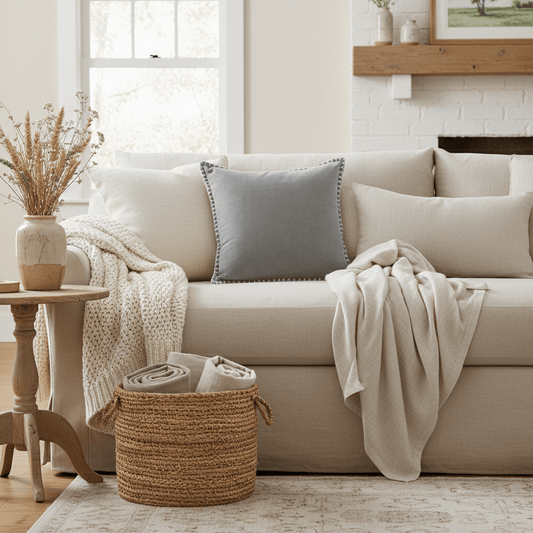 Voyage Maison (Riva Home) Voyage Maison Cushion STITCH EMBROIDERED FEATHER VELVET CUSHION STEEL by Voyage Maison