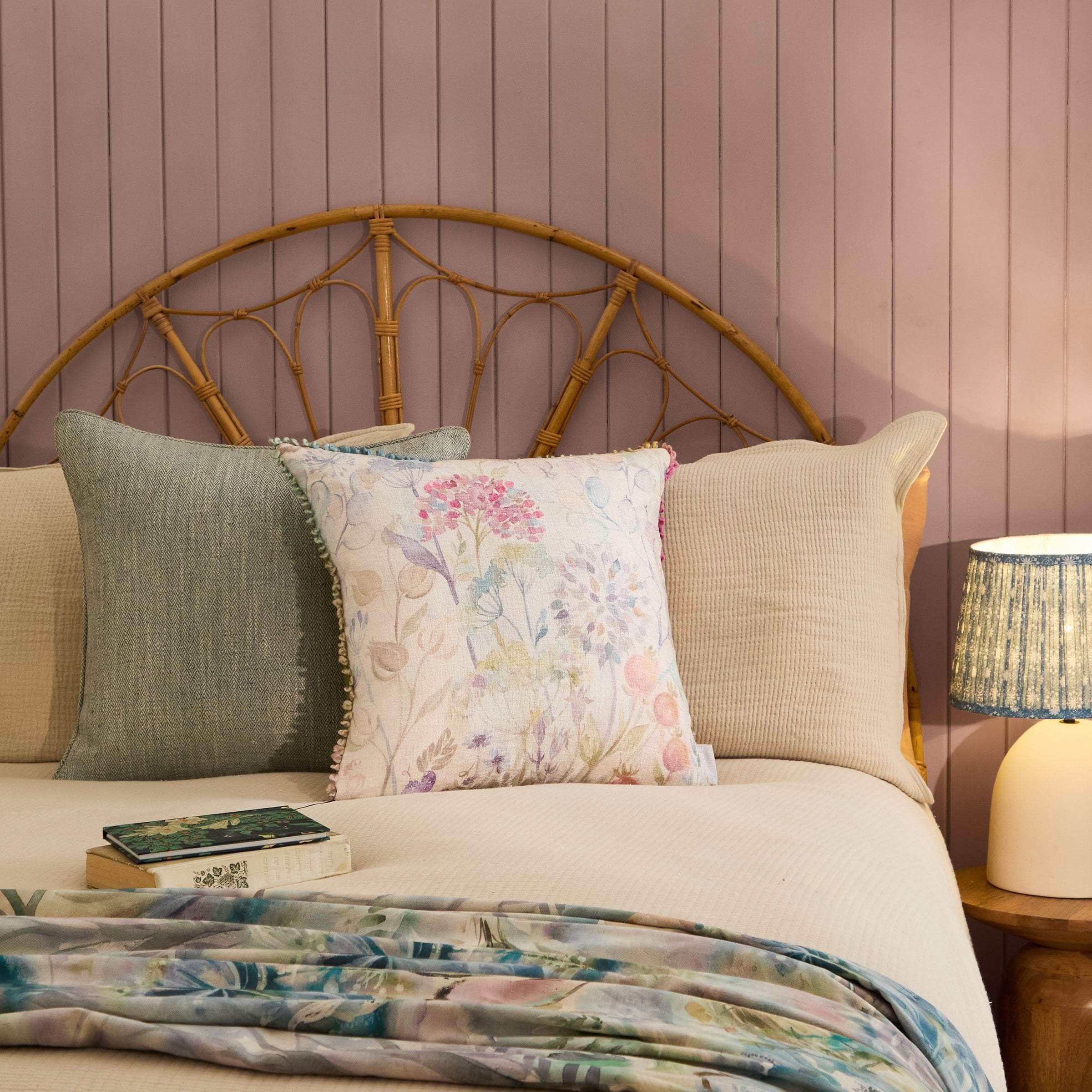 Voyage Maison (Riva Home) Voyage Maison Cushion Voyage Maison Country Hedgerow Printed Square Cushion Cream