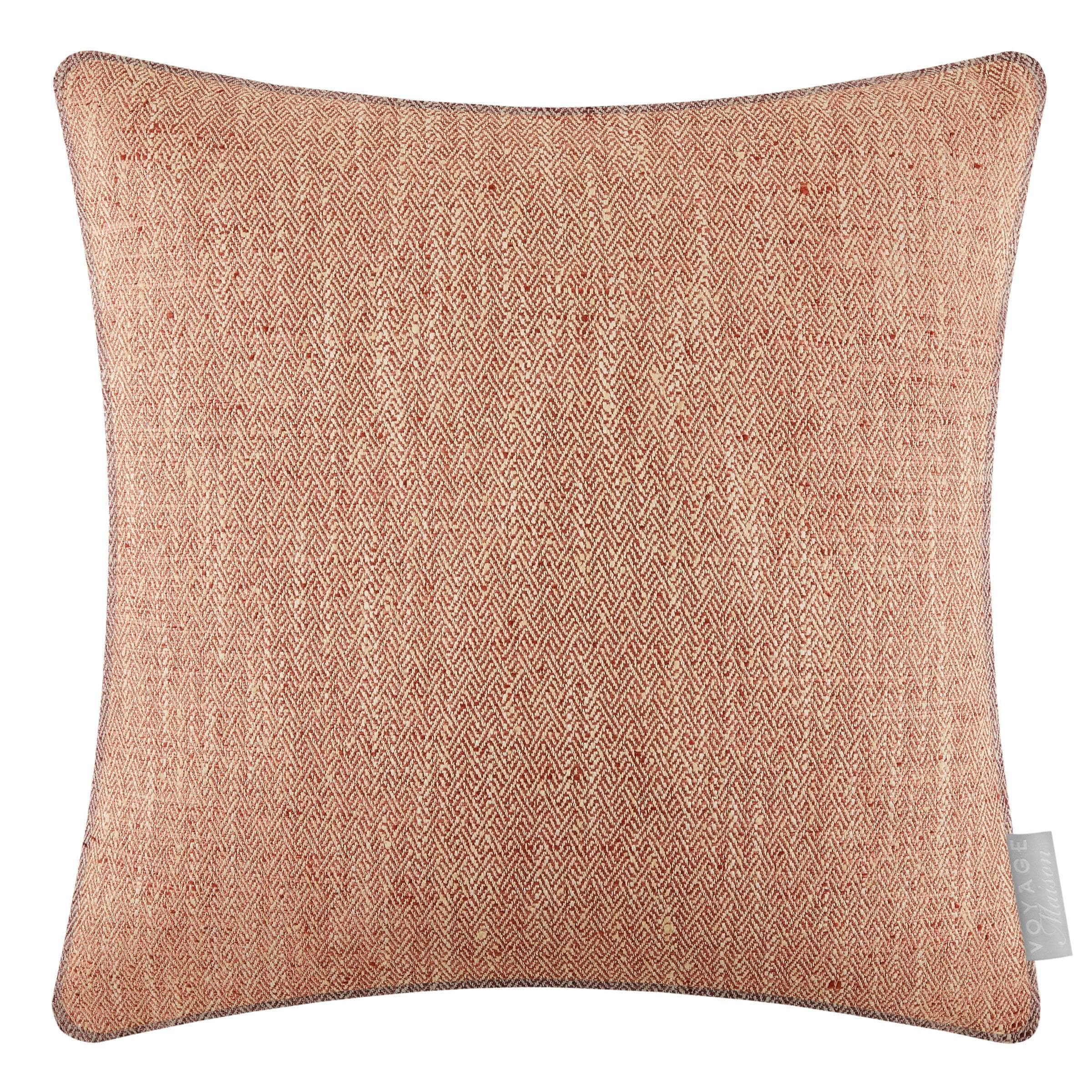 Voyage Maison (Riva Home) Voyage Maison Cushion Voyage Maison Jedburgh Textured Woven Square Cushion Rust