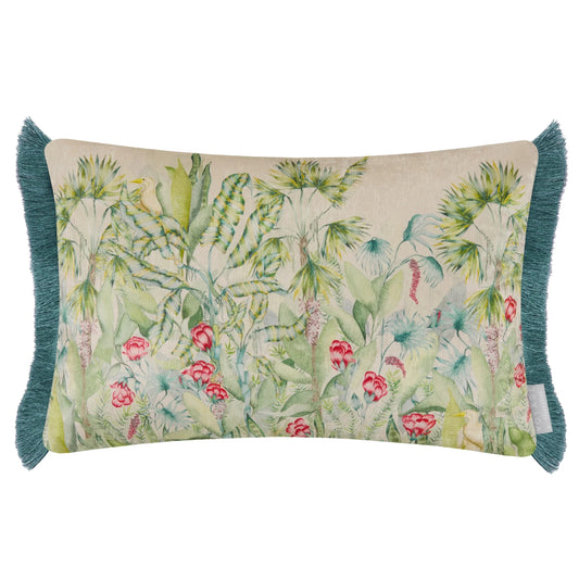 Voyage Maison (Riva Home) Voyage Maison Cushion Voyage Maison Mangrove Printed Velvet Cushion Green