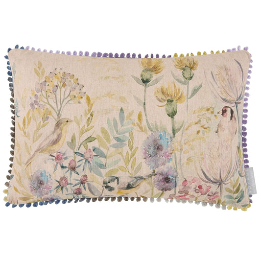 Voyage Maison (Riva Home) Voyage Maison Cushion Voyage Maison Morning Chorus Printed Rectangular Cushion Cream
