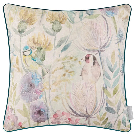 Voyage Maison (Riva Home) Voyage Maison Cushion Voyage Maison Morning Chorus Printed Square Cushion Cream