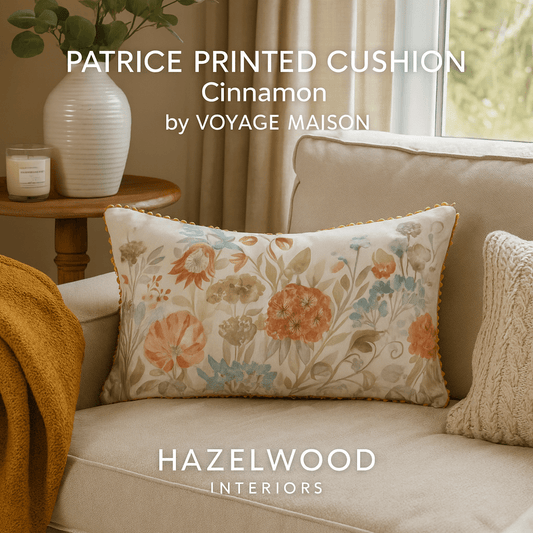 Voyage Maison (Riva Home) Voyage Maison Cushion Voyage Maison Patrice Printed Cushion Cinnamon