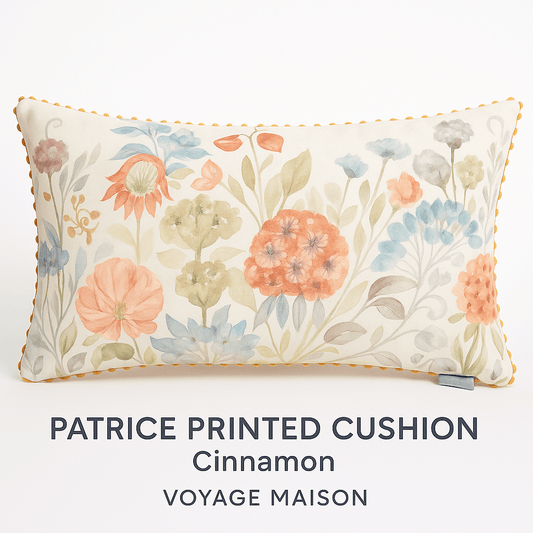 Voyage Maison (Riva Home) Voyage Maison Cushion Voyage Maison Patrice Printed Cushion Cinnamon