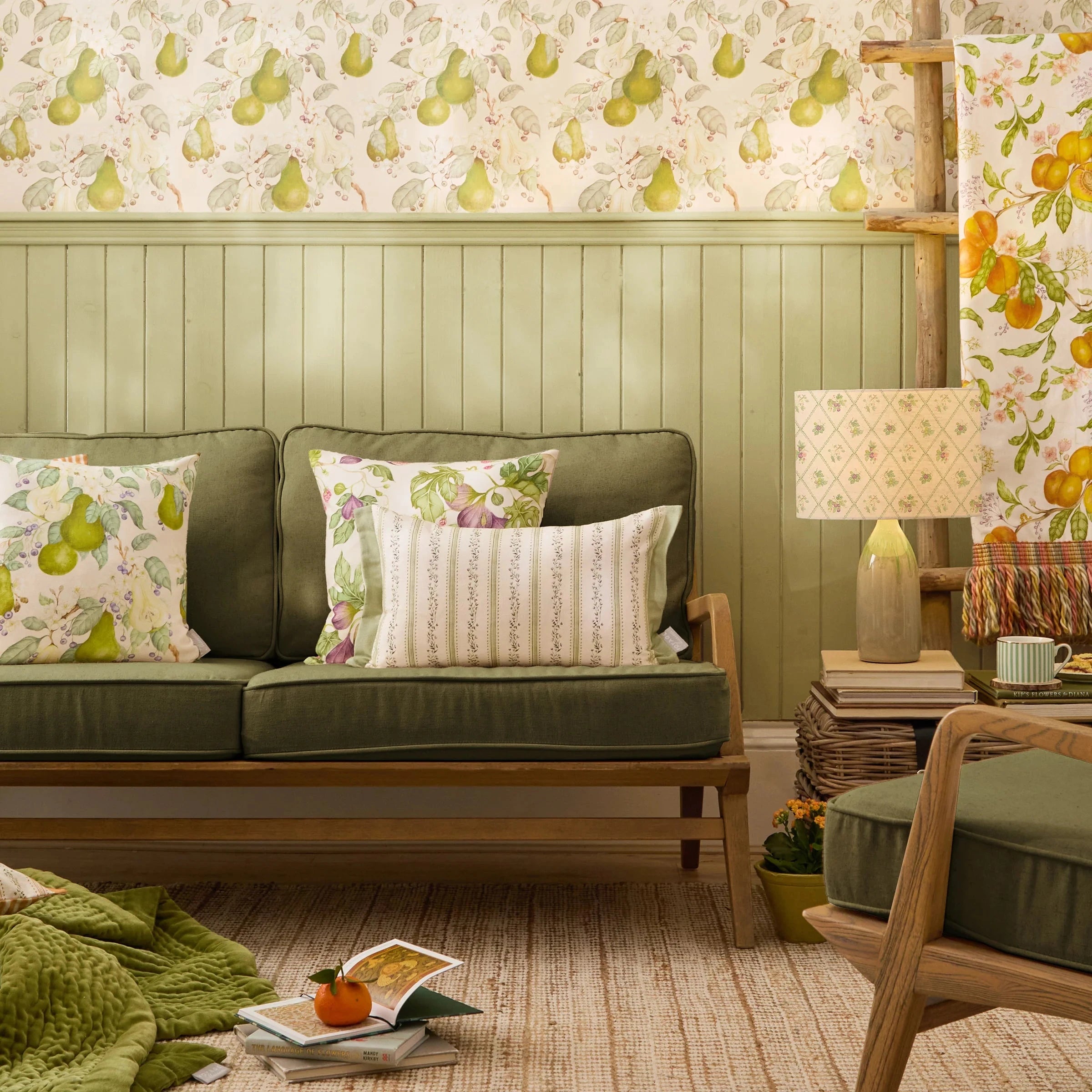 Voyage Maison (Riva Home) Voyage Maison Cushion Voyage Maison Primavera Printed Cushion Clover