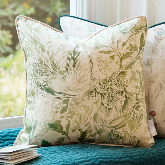 Voyage Maison (Riva Home) Voyage Maison Cushion Voyage Maison Rothesay Printed Piped Cushion Meadow