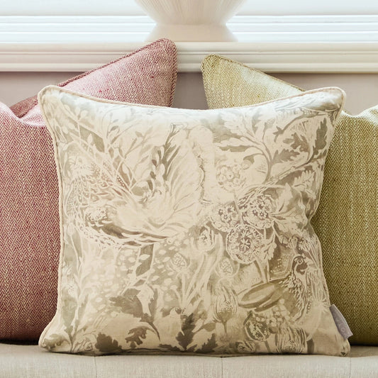 Voyage Maison (Riva Home) Voyage Maison Cushion Voyage Maison Rothesay Printed Piped Cushion Nut