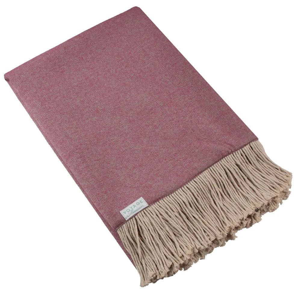 Voyage Maison (Riva Home) Voyage Maison Cushion Voyage Maison Selkirk Woven Throw Rosehip