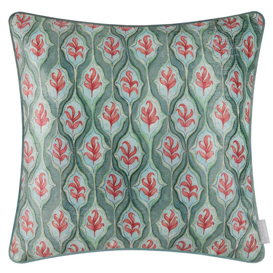 Voyage Maison (Riva Home) Voyage Maison Cushion Voyage Maison Zephyr Printed Velvet Cushion Oasis