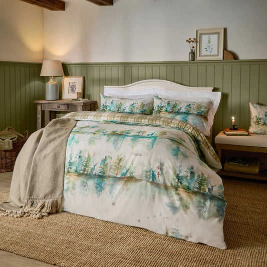 Voyage Maison (Riva Home) Voyage Maison Duvet Cover set Wilderness 100% Cotton Reversible Duvet Cover Set Forest by Voyage Maison