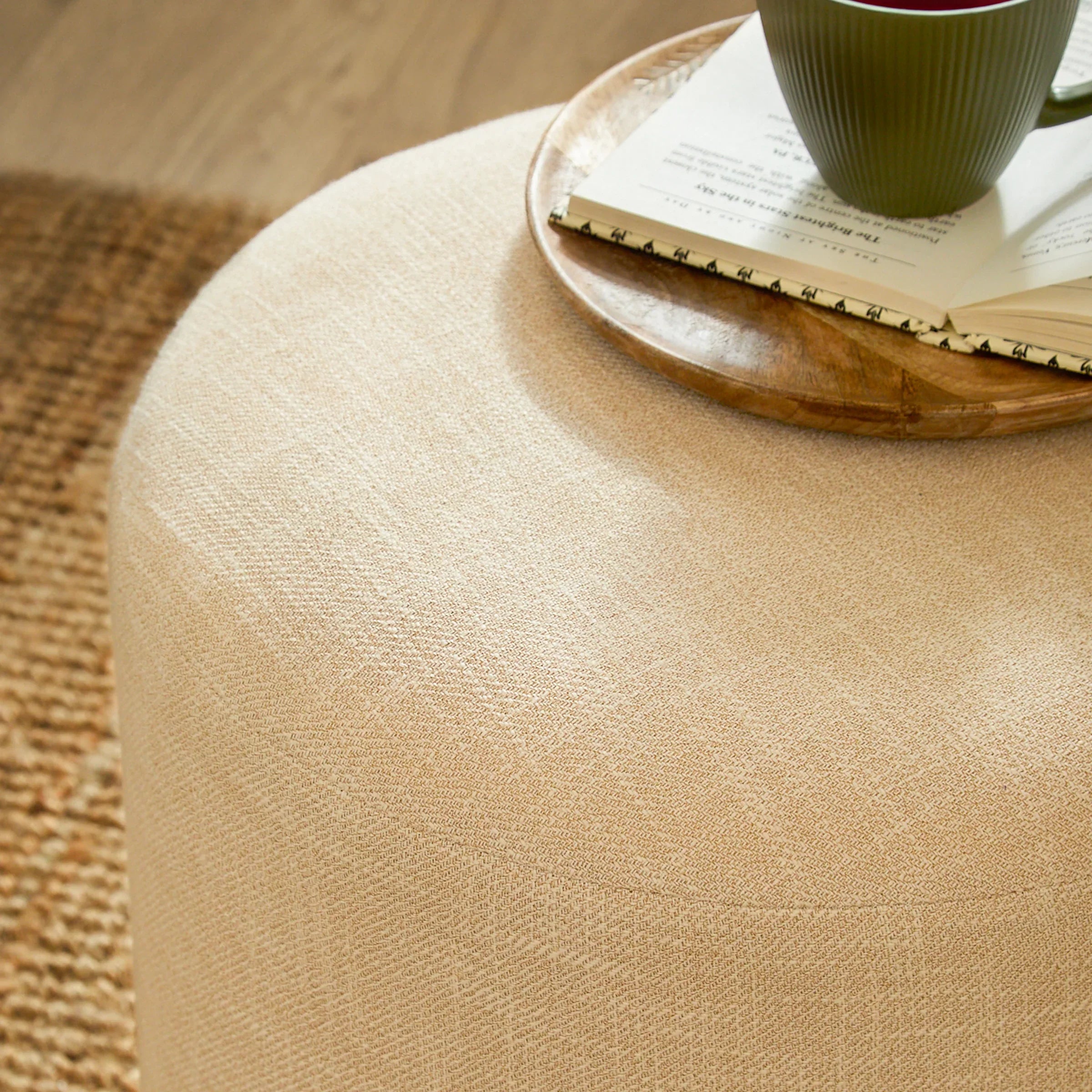 Voyage Maison (Riva Home) Voyage Maison Furniture Clara Footstool – Oak by Voyage Maison