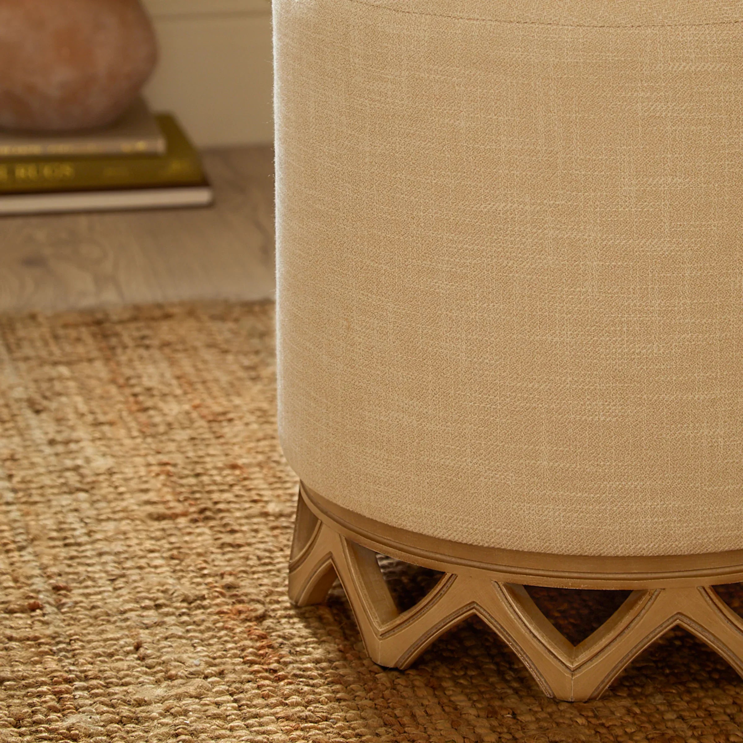 Voyage Maison (Riva Home) Voyage Maison Furniture Clara Footstool – Oak by Voyage Maison