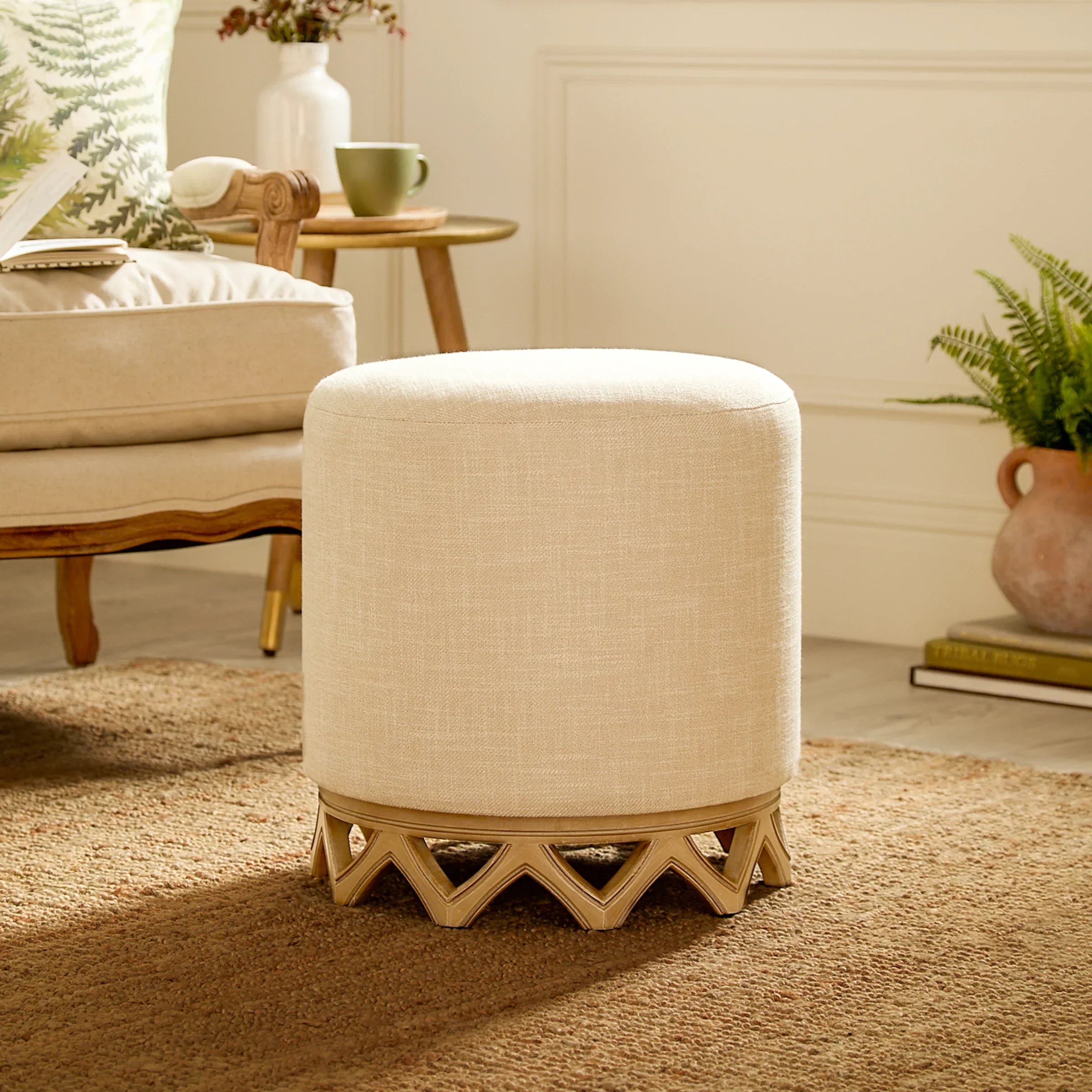 Voyage Maison (Riva Home) Voyage Maison Furniture Clara Footstool – Oak by Voyage Maison