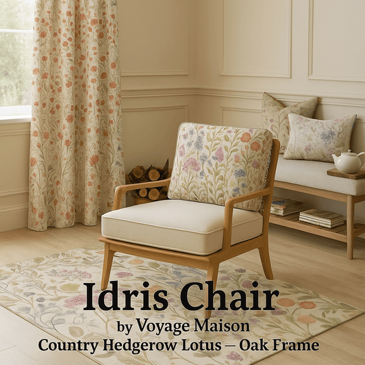 Voyage Maison (Riva Home) Voyage Maison Furniture Idris Chair — Country Hedgerow Lotus by Voyage Maison